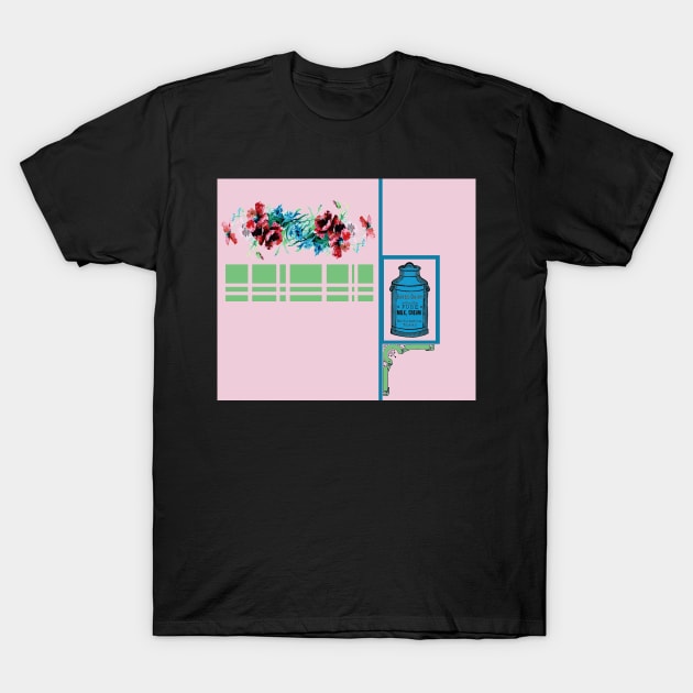 1930s Milk and Petals T-Shirt by LochNestFarm